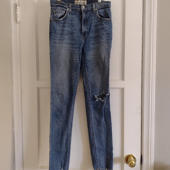 Reformation Hepburn High Skinny Jean - Rainer - 27P - Picture 2 of 7